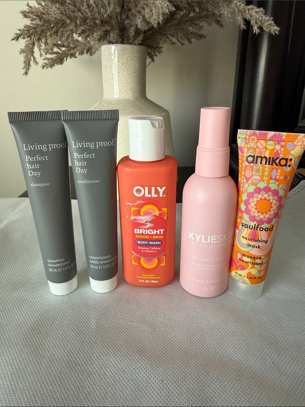 Five piece travel set